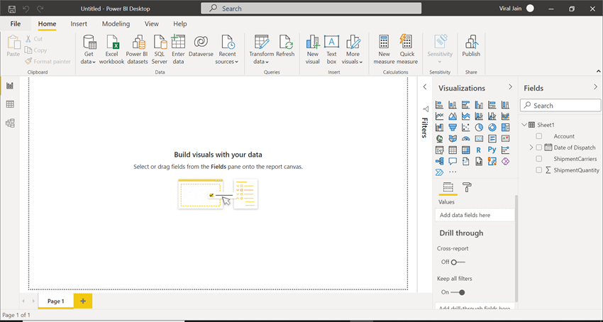 Getting Started with First Microsoft Power BI Report